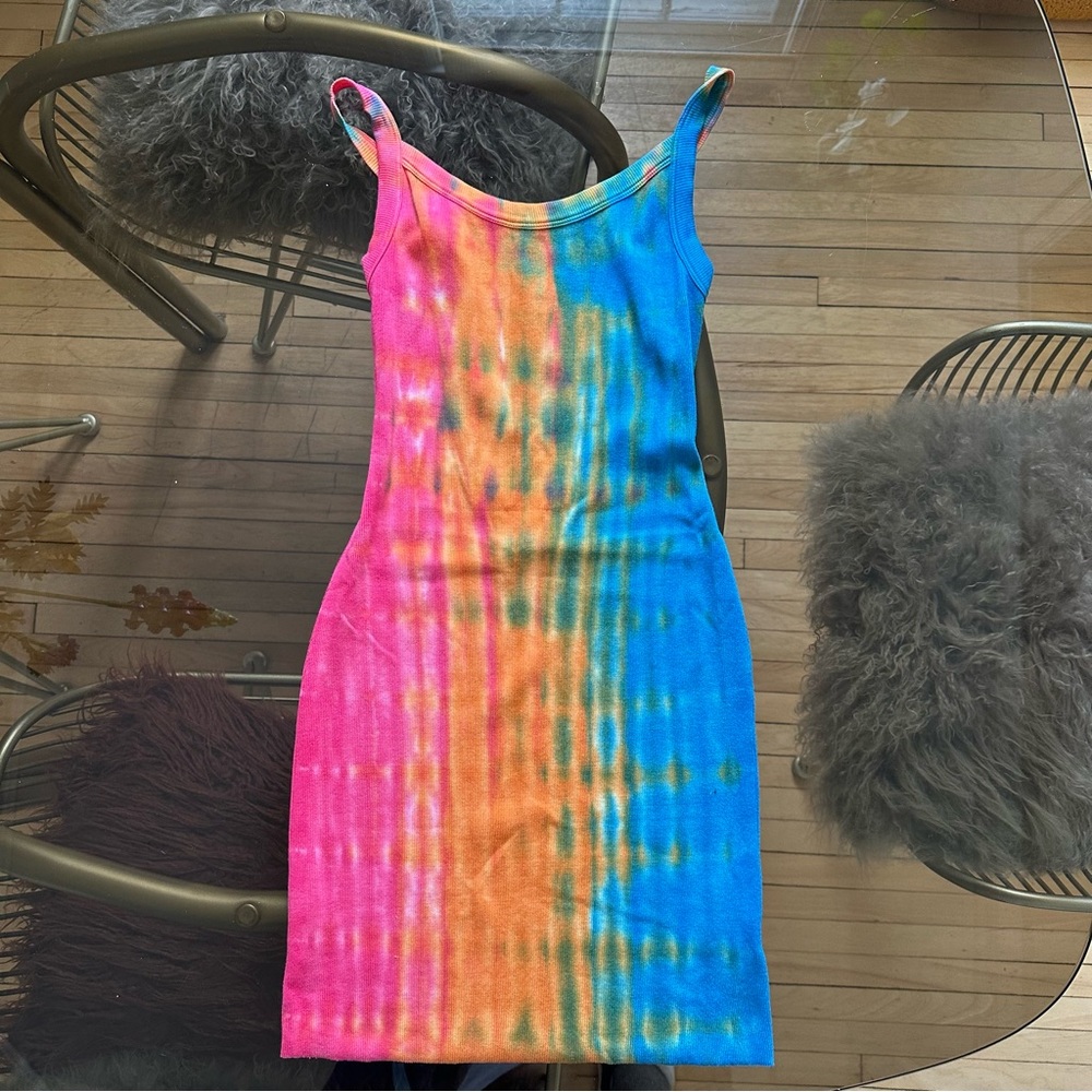 Verona Tank Dress in Sorbet Ripple